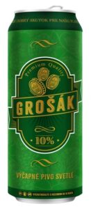 grosak 10 - словацкое светлое пиво