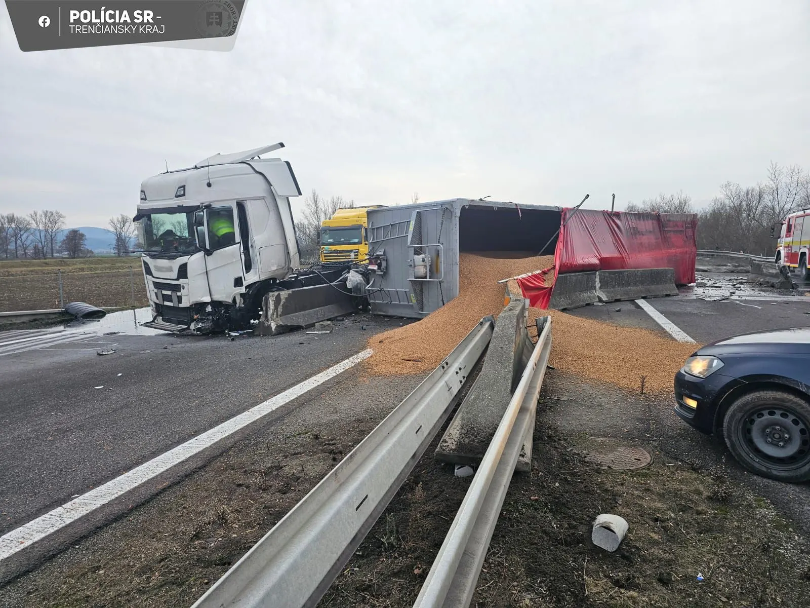 Аварія на D1 біля Дубніци-над-Вагом