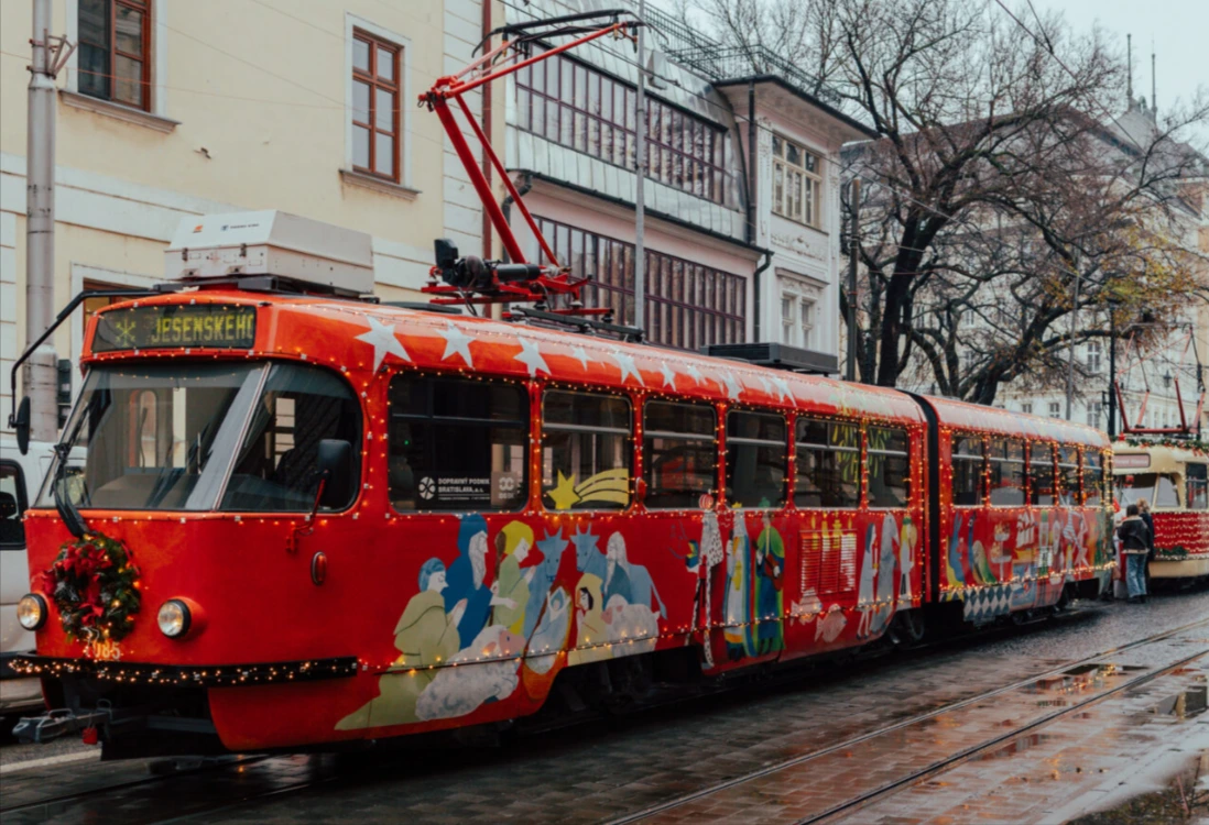 Різдвяний транспорт у Братиславі