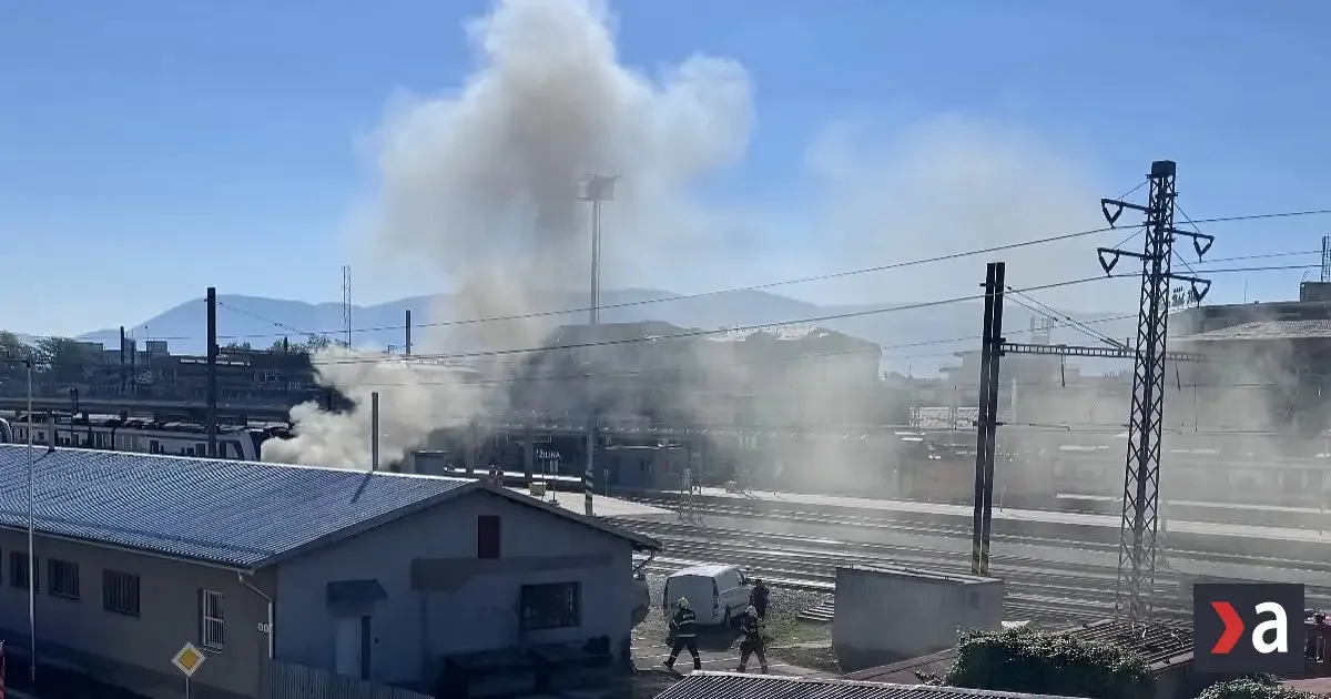 Пожежа на станції Жиліна: залізничний вузол працює в надзвичайному режимі